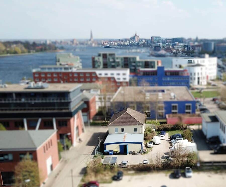 Gewerbegrundstück mit ca. 1.261 m², Einliegerwohnung und Neubauplanung! Top-Lage im Werftdreieck, 18057 Rostock, Grundstück